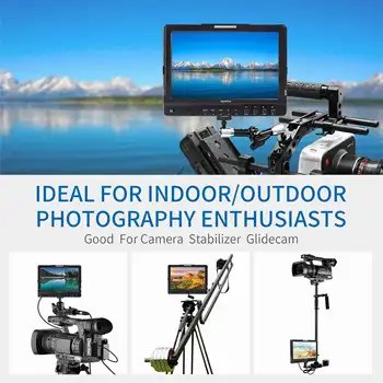 FEELWORLD FW1018V1 Camera Monitor 10.1 Inch 1920x1200 IPS Peaking Focus Assist Waveform Factory Price Wholesale detail image