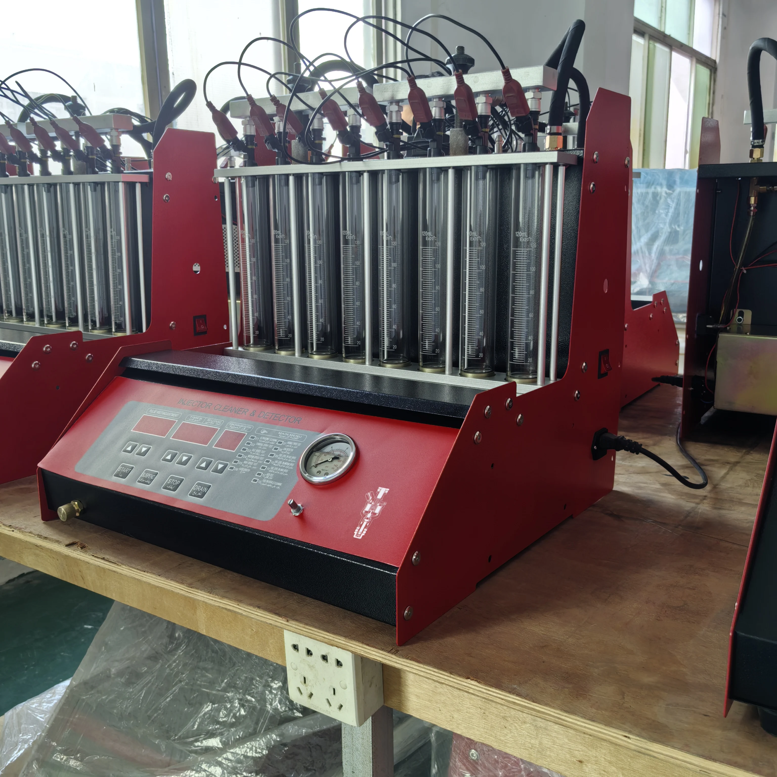 Injector Cleaning Machine SY-6D Fuel Injector Test Equipment for Sales