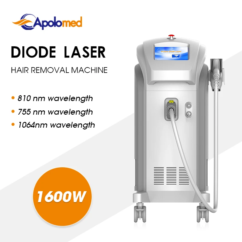 USA 510k Cleared Vertical 755 808 1064 Equipment Triple Wavelength Diode Laser Hair Removal details