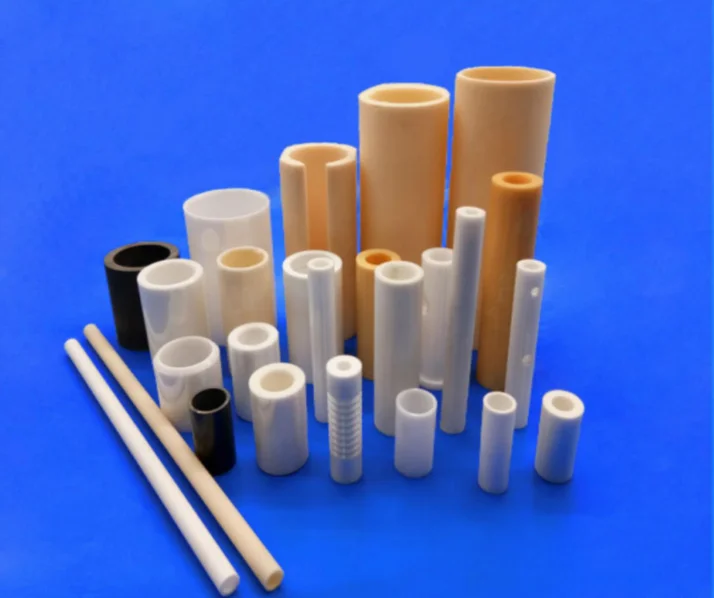 Alumina Ceramic Tubes Pipes High Temperature Resistant Zirconia 95 97