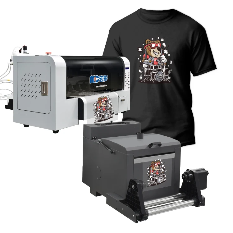 Digital A3 DTF Printer for Logo T Shirt Tshirt Canvas Bags Textil Printing Machine