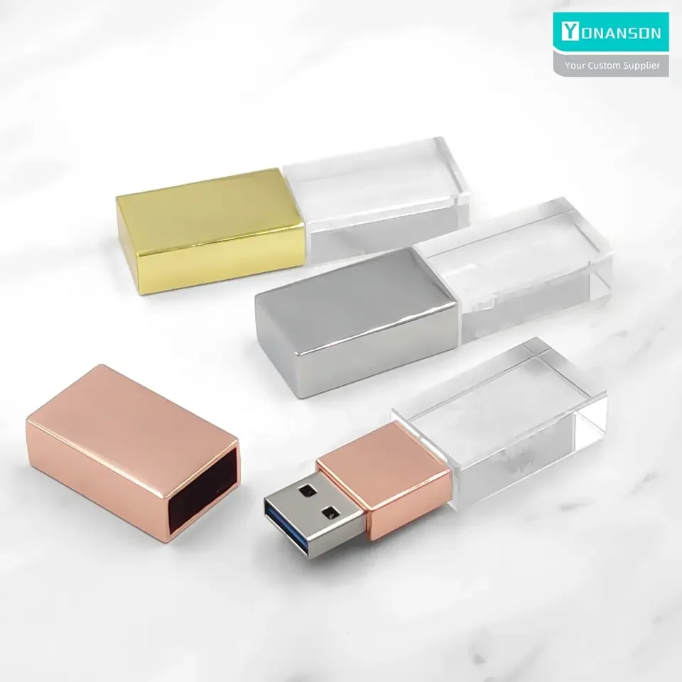 Wedding Premium Crystal 3.0 USB Flash Drive with Custom Logo Memory Stick  Personalized Finger USB Drive for Pen Drive Gift, image size:960x960