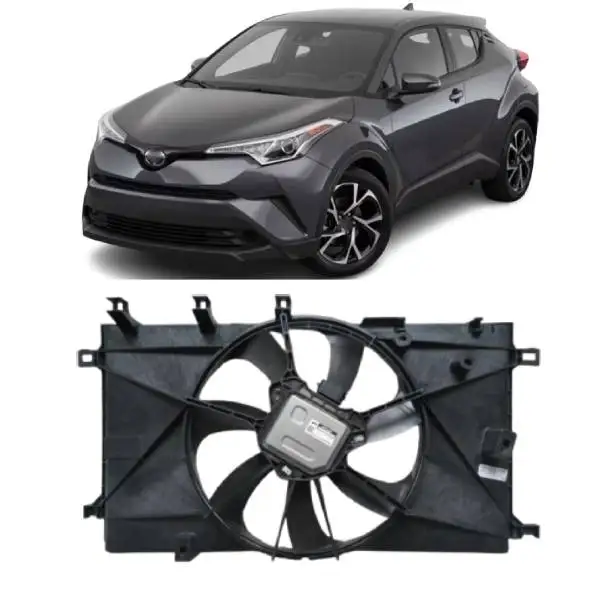 car Cooling fan assy for Toyota C-HR CHR 2018 2019 accessories body kit