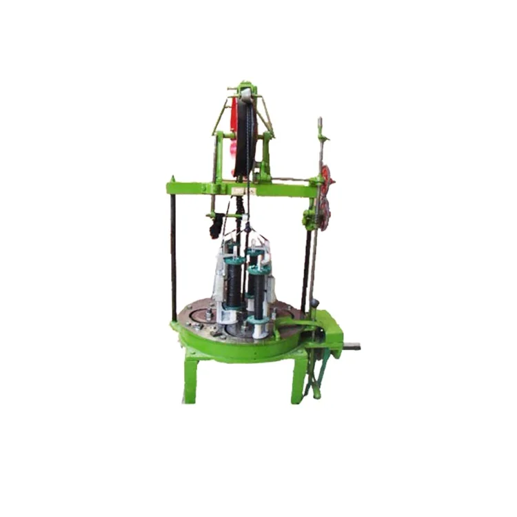 Low Speed 3 Strands Flat PU Rope Braiding Machine for Classic Braided PU/Leather Bracelet