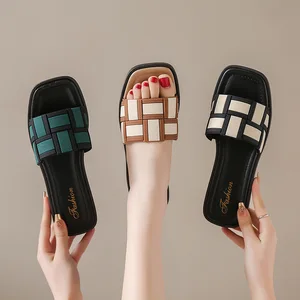 Twinkle Factory New Fashion Casual Anti-slip Flat Ultralight PVC Women'S Slippers for Beach