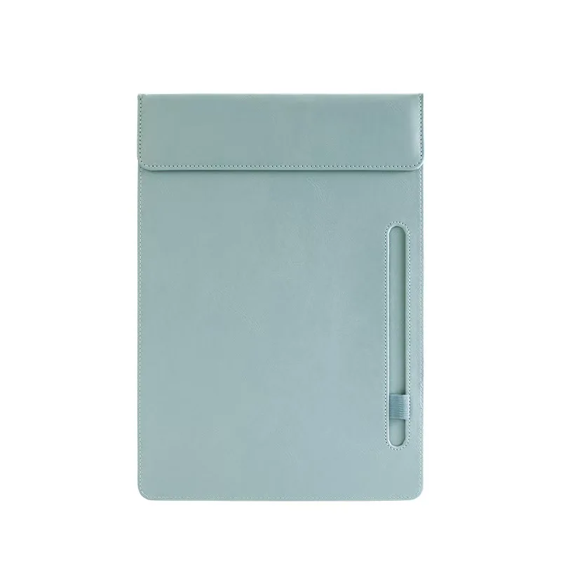 Customized leather conference pad folder; business hotel supplies; custom logo conference clip.