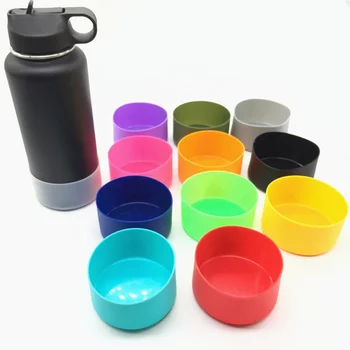 Protective Silicone Boot For Vacuum Cup 12-40 Oz Standard And Wide Mouth Water  Bottles, Anti-Slip Bottom Sleeve Cover For Stainless Steel Water Bottle