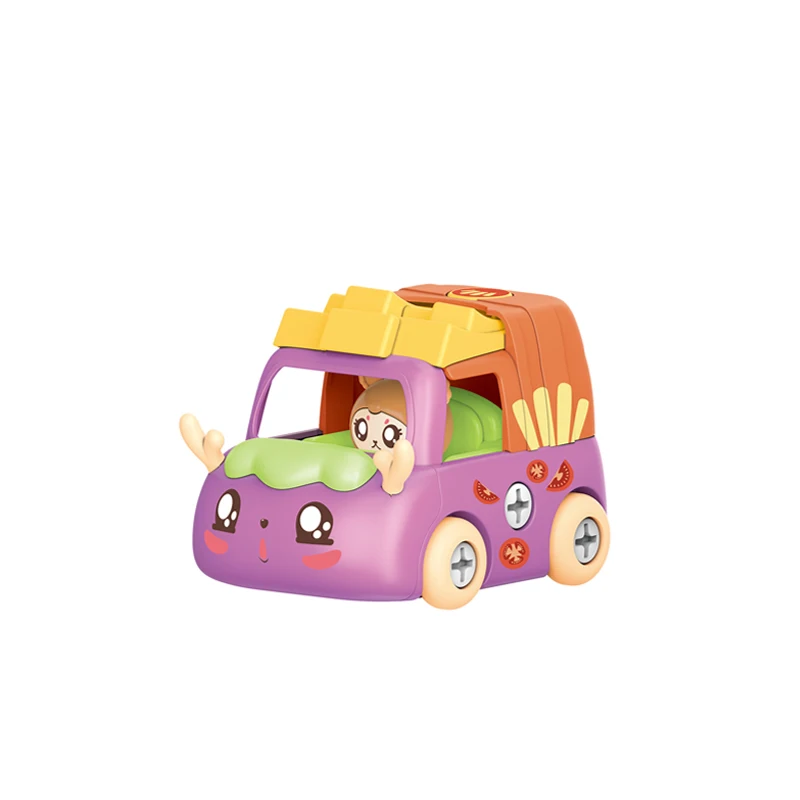 Small Cute Cars for Girls Creative Assembly Toys