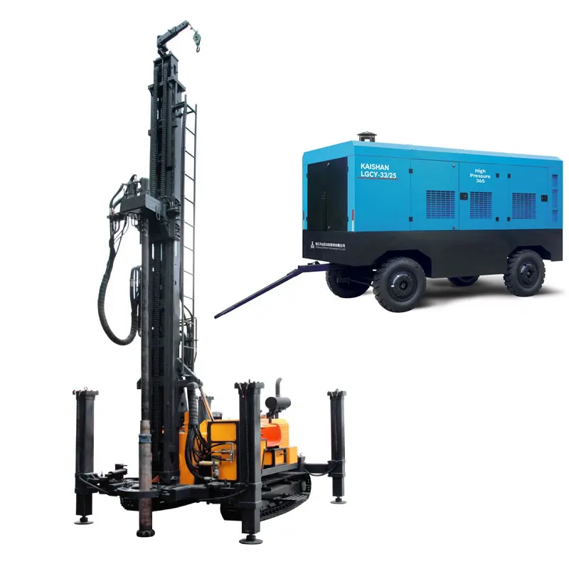 
 Kaishan Hot Selling 300 meters Water Well Drilling Rig Low Price