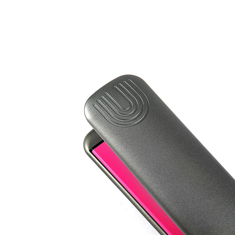 Hair Salon Equipment LCD Display Dual Voltage Private Label Flat Iron Hair Straightener Black OEM Nano Ceramic Hair Straightener