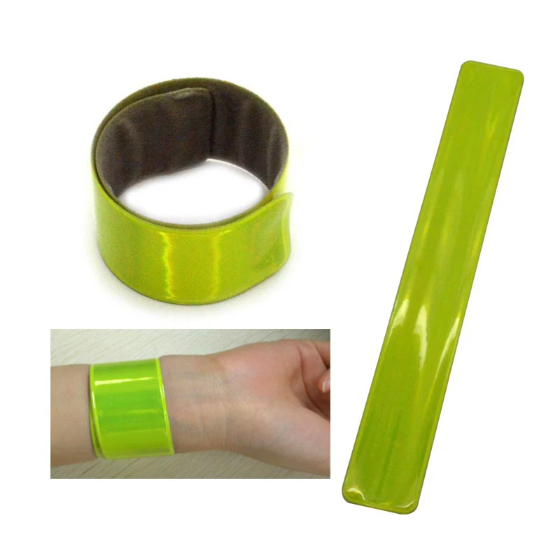 Factory Manufacturer Kids Plastic Silicon Slap Wristband Cheap Custom Logo Bracelet Snap Reflective Armbands Slap Band