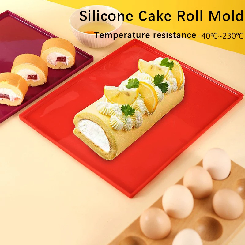Cake roll silicone pad swiss cake roll mold cake baking tools
