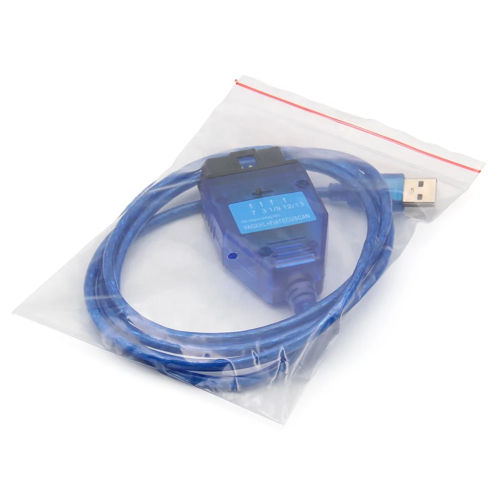 FTDI FT232RL Chip VAG KKL FIATECUSCAN for Fiat Auto Diagnostic Cable for VAG KKL 409 USB Diagnostsic Interface