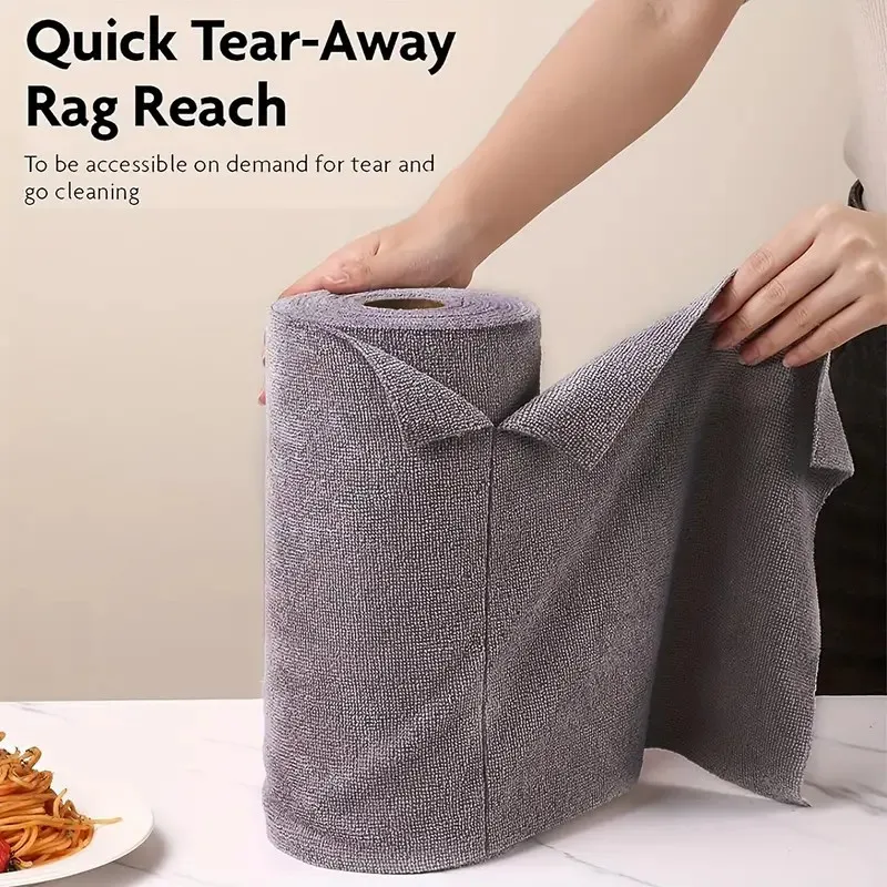 Best-selling Microfiber Multi-purpose Cleaning Cloth Yellow Towel Roll for Home Kitchen Car Wash Dish Cleaning Supplies