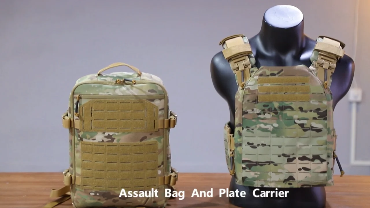 Gag Durable 1000d Nylon Paintball Vests Quick Released Buckles Holding