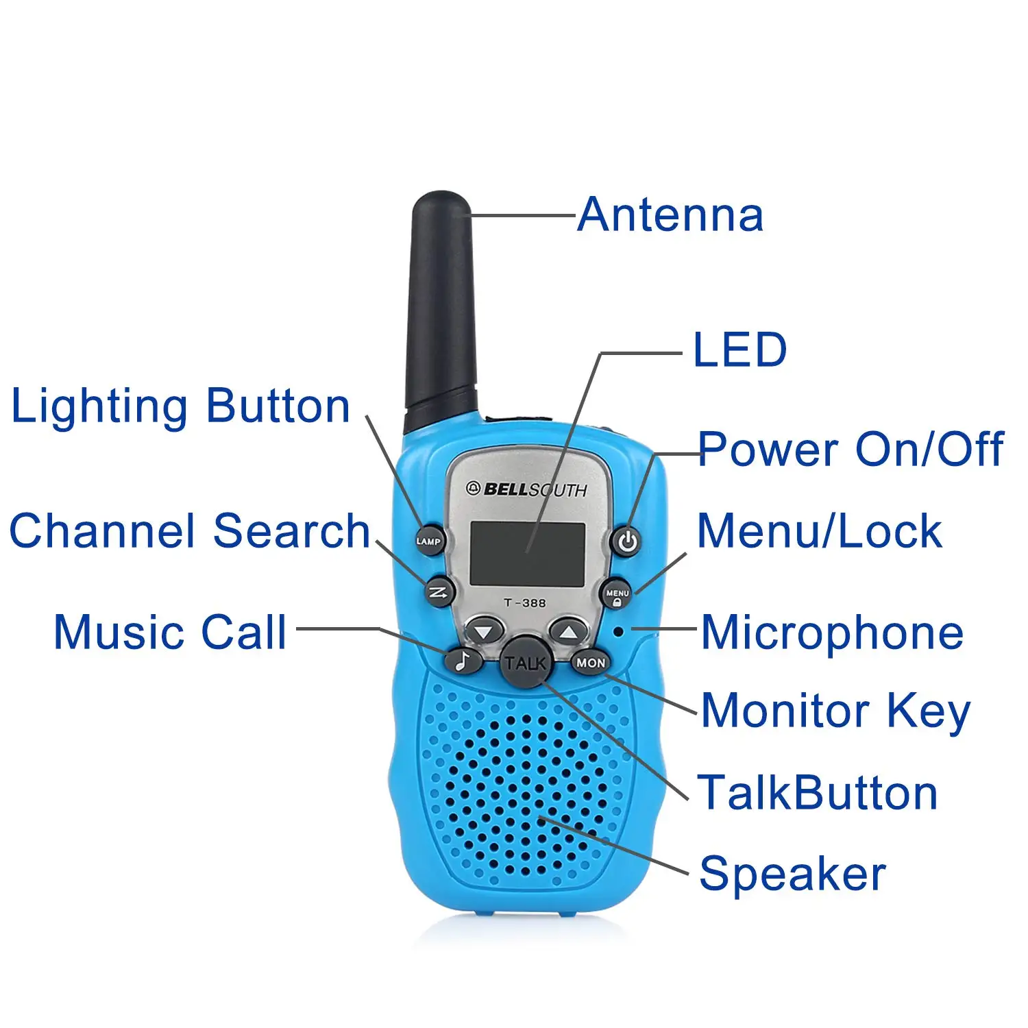 Random Color Baofeng T3 UHF  Lanyard Wireless Watch Wishhouse Children 2 3 4 5 Pack for Girls Kids pink Toy Walkie Talkies