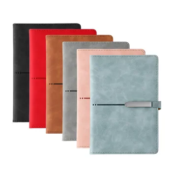 Custom Office Notebook A5 PU Leather Diary Daily Planner Stationery Journal Bulk Hardcover Notebook