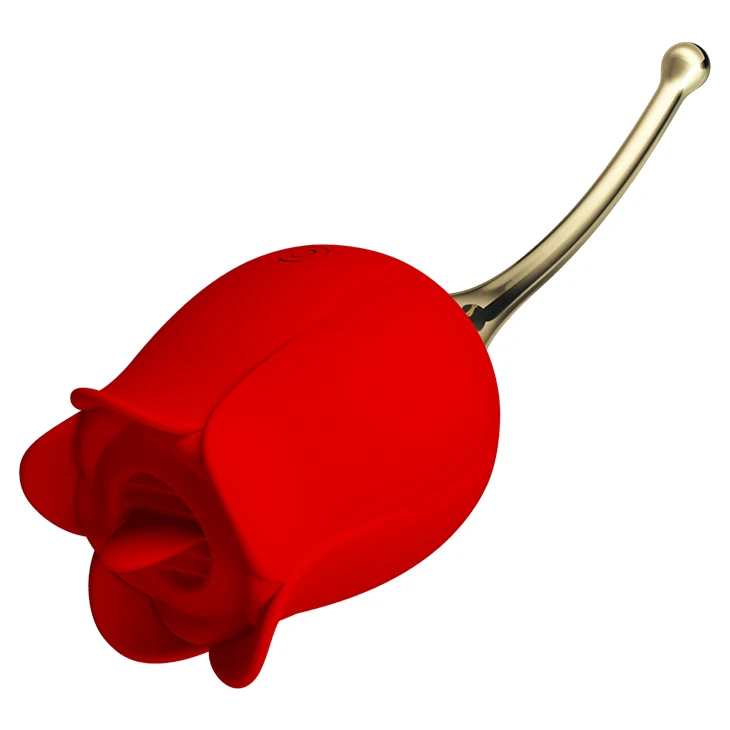 GF Maker 2022 New Silicone Red Rose 3.0 Lips Licking Tongue Suction  Vibrating Clitoral Sucking Women Sex Toys for Female