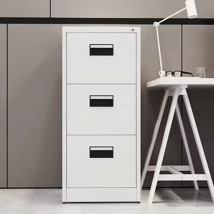 Employee Storage File Cupboard Keeping Vertical Home Office KD Structure 2 3 4 Drawers Steel Metal Filing Cabinet