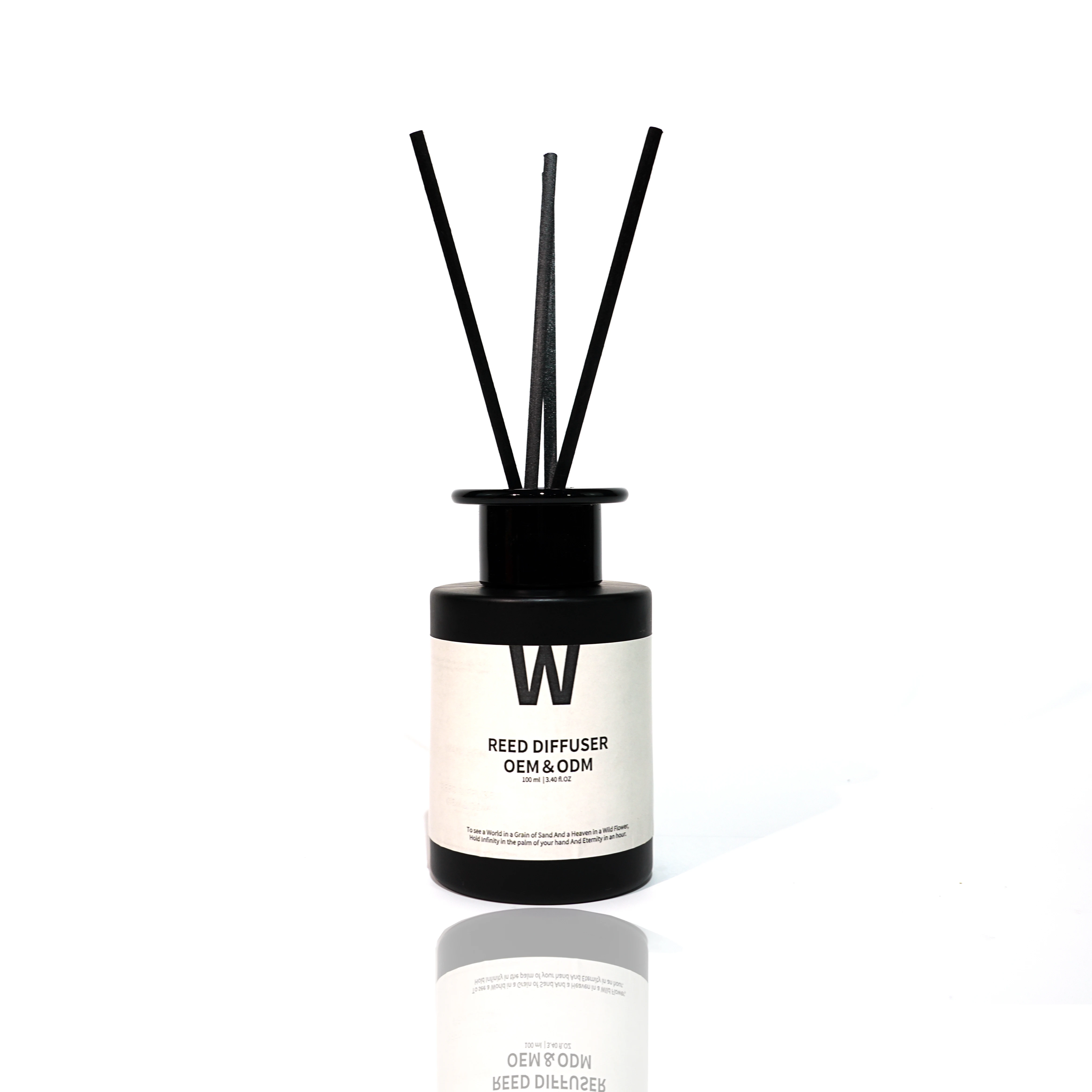 2025 Popular 50ml 100ml 150ml 200ml Customized Color Empty Reed Diffuser Round Big Belly Aroma Glass Bottles