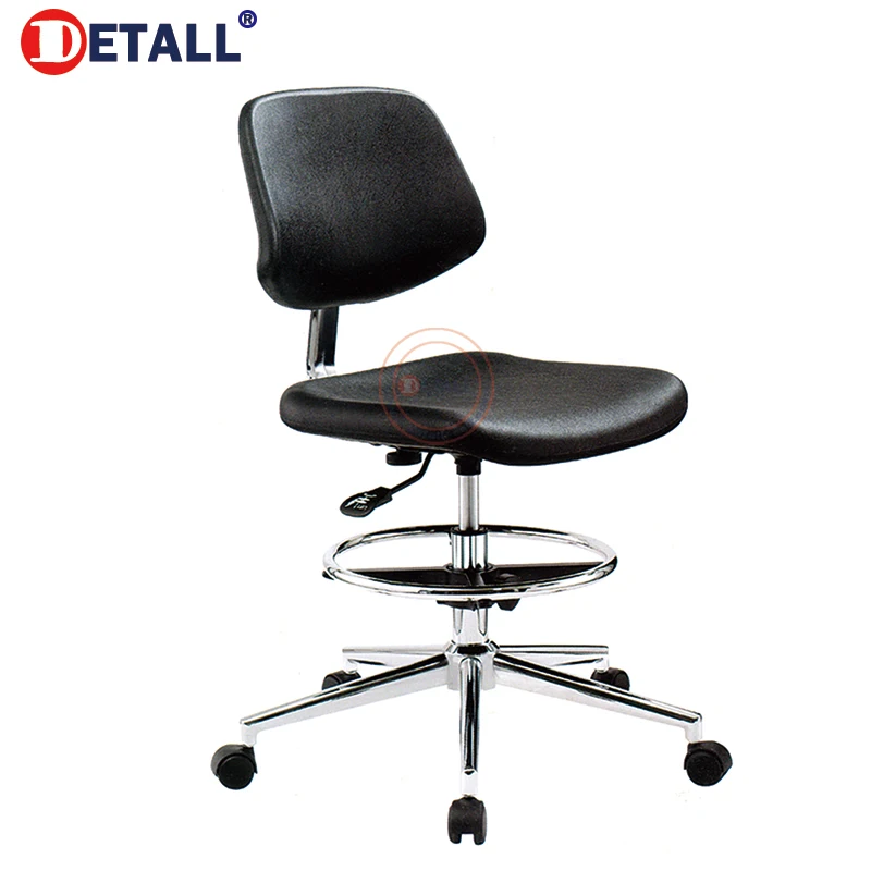 Factory-Produced Adjustable Metal Lab Chair with Lift Modern Design Laboratory Stool for Workshop Use