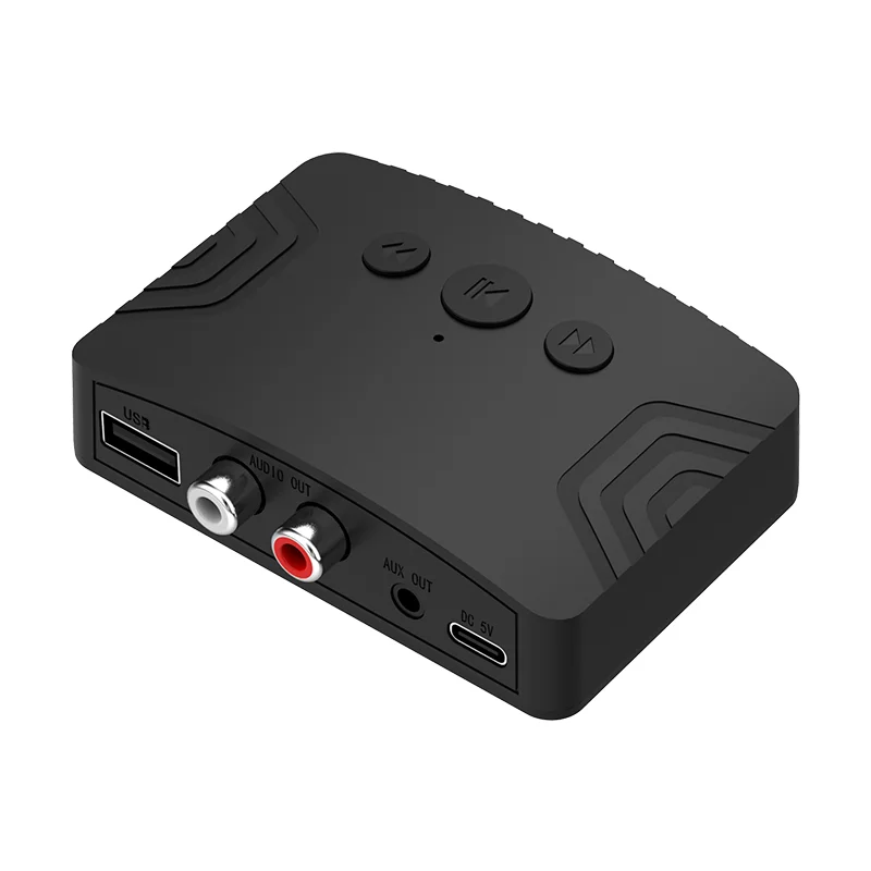 Adattatore Aux A Bluetooth 5.1 3.5mm - Ricevitore Con Microfono Per Auto, Casa - 3