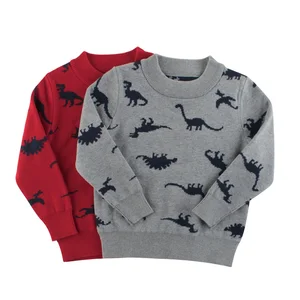Autumn Winter 100% Cotton Toddler Boys Unisex Pullover Children Sweater