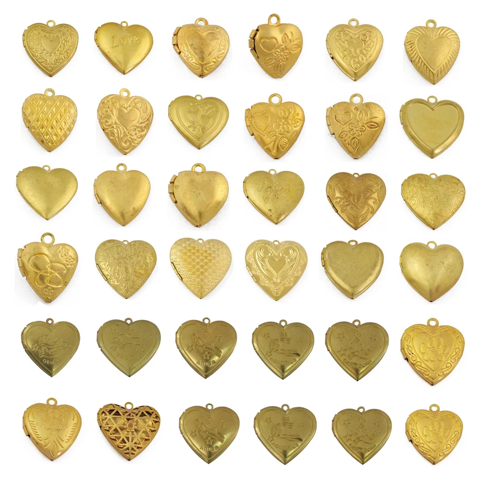 Cheap Wholesale Antique Gold Heart 