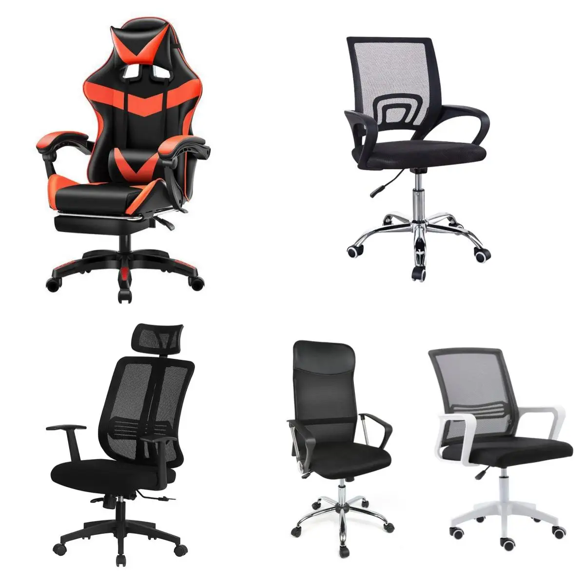 Cheap Lift Computer Swivel Office Chair Durable Silla Mesh Fabric Chair  Revolving High Back Ergonomic Office Guest Manager Chair