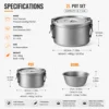 Grey Low-Pressure Pot (Soup Pot)