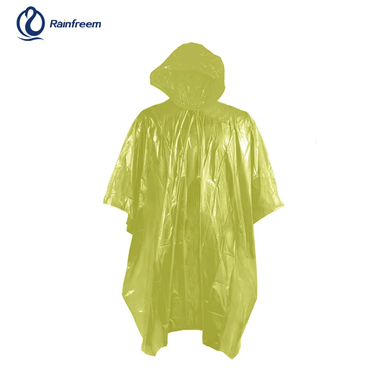 YANXINKE Lot De 6 Ponchos De Pluie Transparents - Imperméables PE - Compact Et Portable - Pour Outdoor