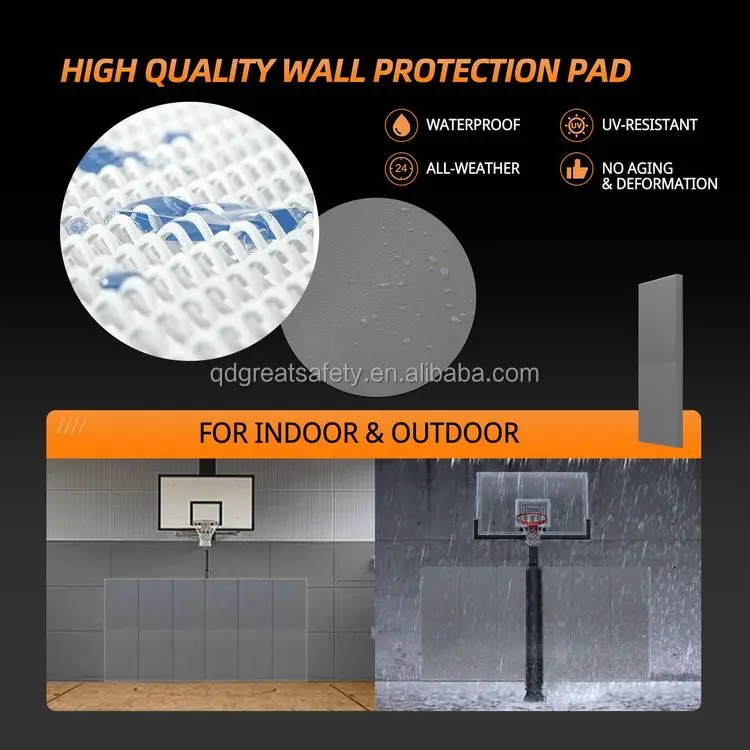 Protective Foam Wall Basketball Backboard Padding Vinyl Cover Epe Foam