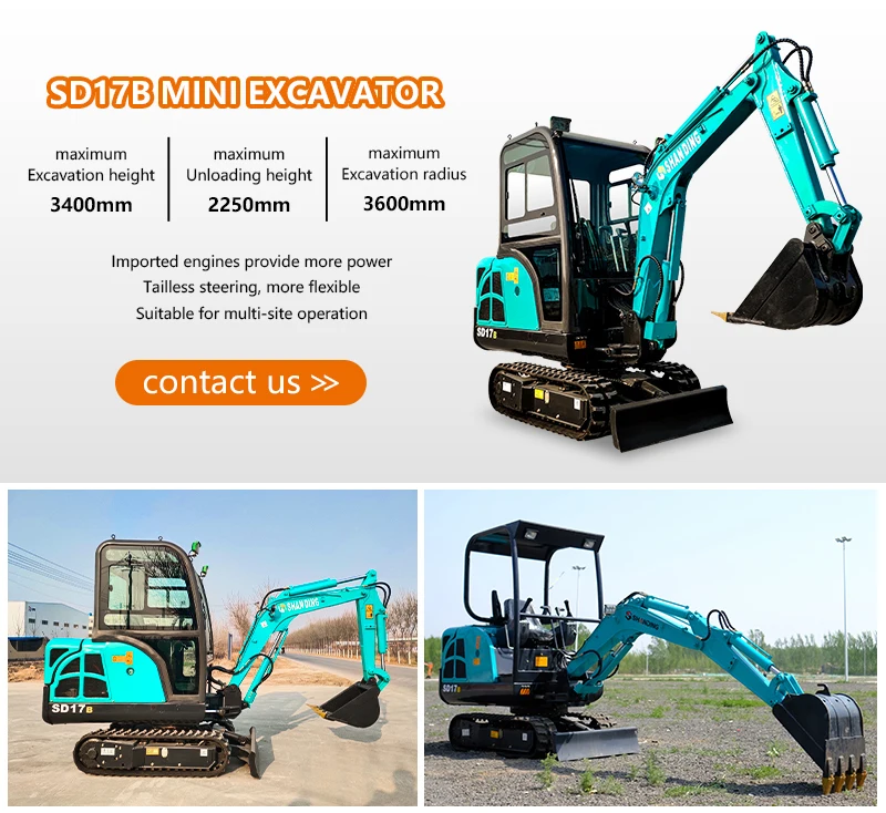 Shanding10 1ton 2ton 3tonne Retro Escabadora Diesel Excavator Epa Mini Digger Price Buy 1ton