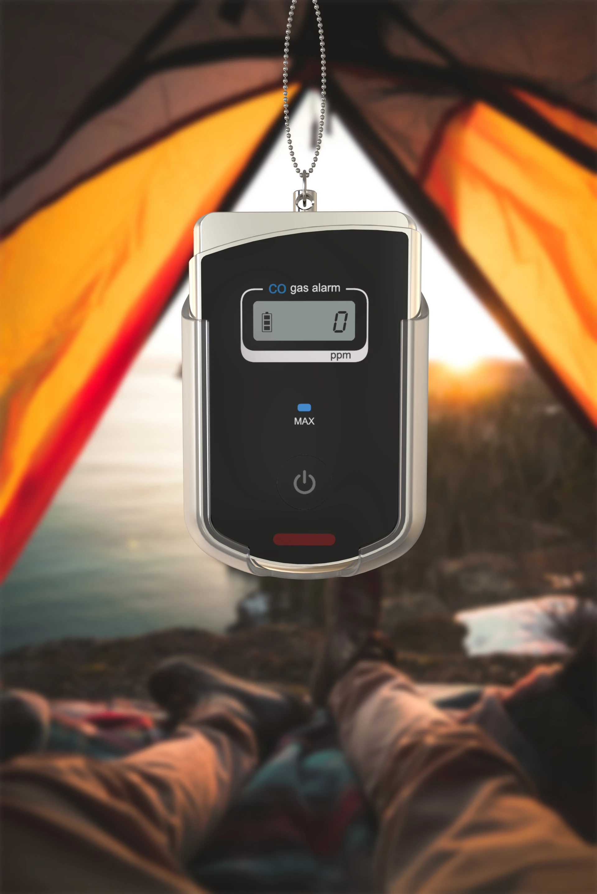 Portable Carbon Monoxide Detector Monitor 0 -1000 Ppm with Factory Calibrated Outdoor and Indoor Tent Camping CO Gas Alarm