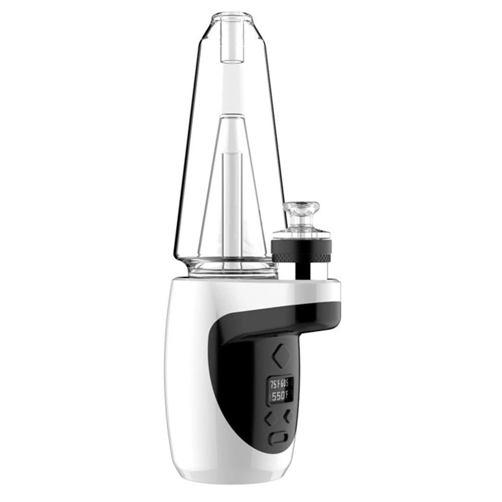 2021 original wax heater Huuka dab rig nail kit with mini water glass bubbler and quartz glass tip for dab smoking
