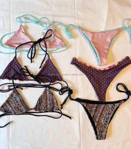 OEM Manufacturer Custom Sustainable Swimwear  Recycled Eco Friendly Swimwear Floral Bikini