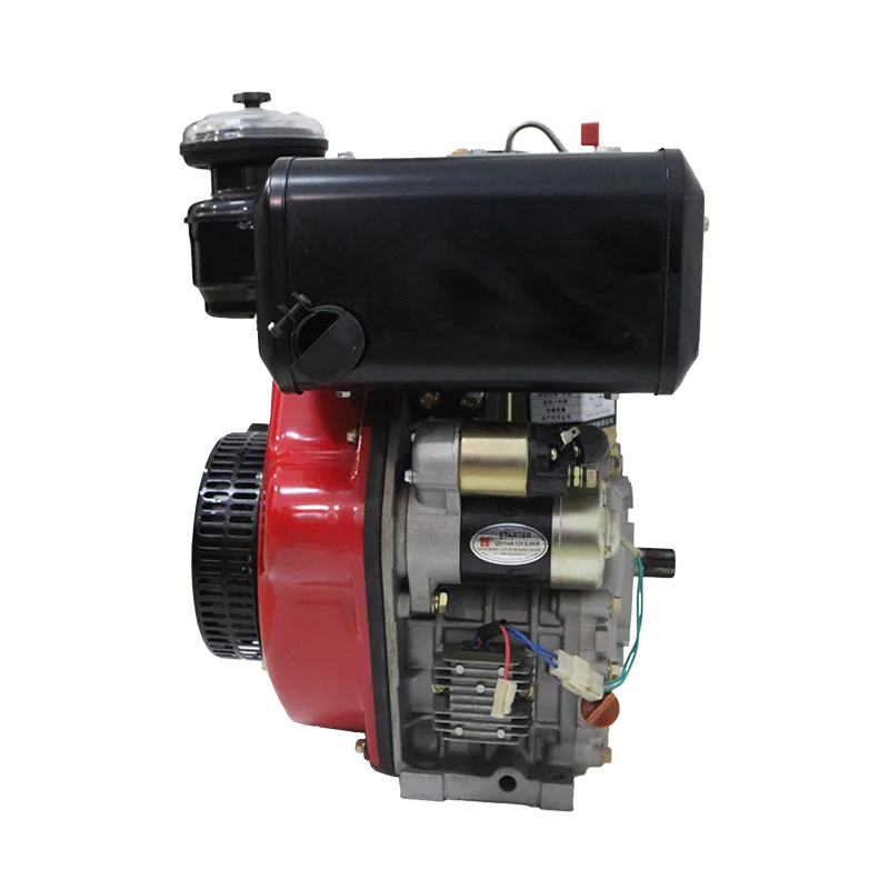High Quality 188F 10 hp 7.5 KW 456cc 1 Cylinder air Cooled Small diesel Engine