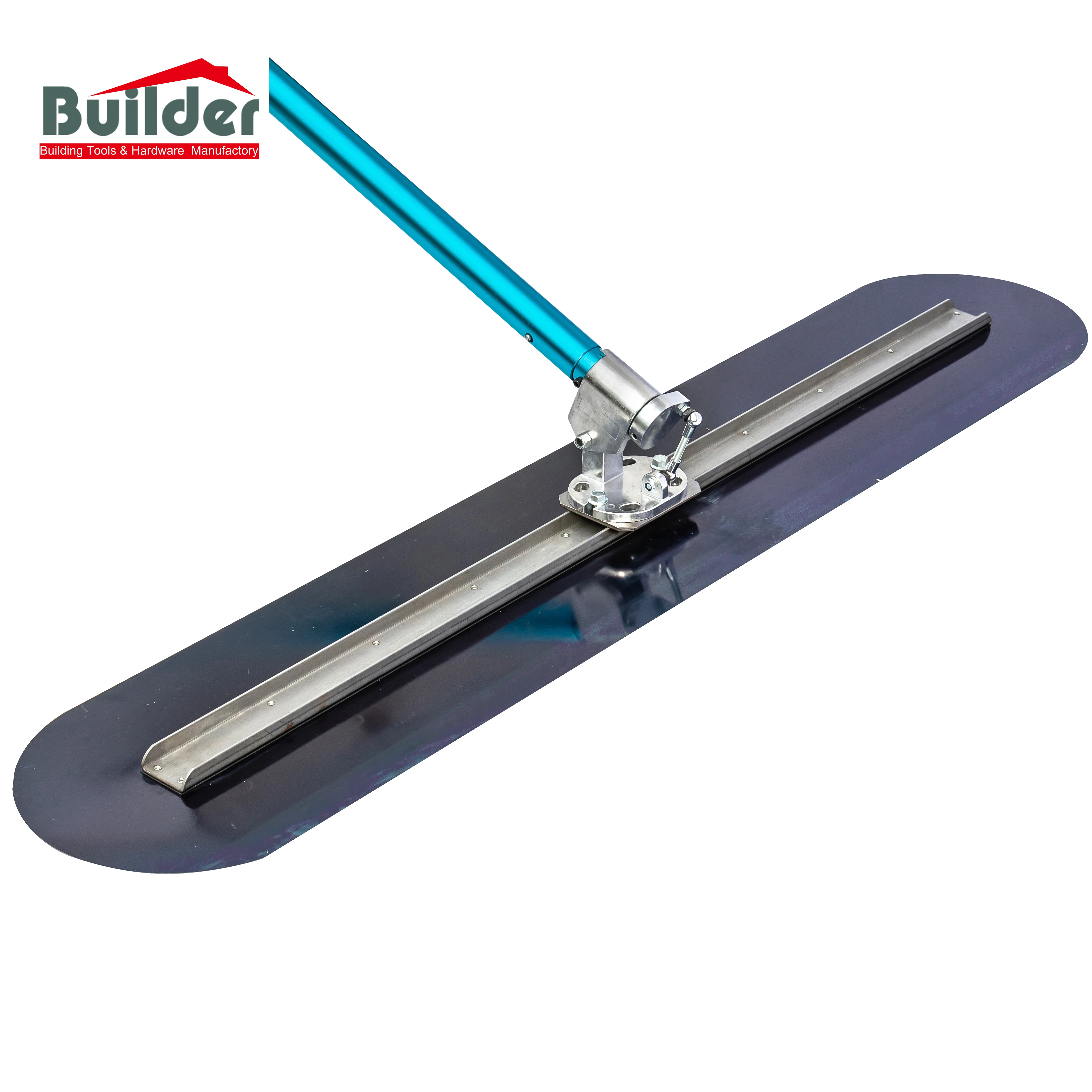 MC116A Concrete  Finishing Tools Round End Blue Steel Big " D" Blue Glider fresno trowel-122011