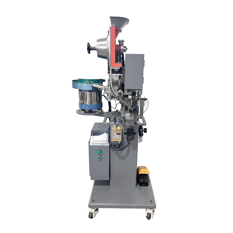 Automatic V Hook Button Riveting Machine for Work & Hiking Boots Featuring Essential Motor Component