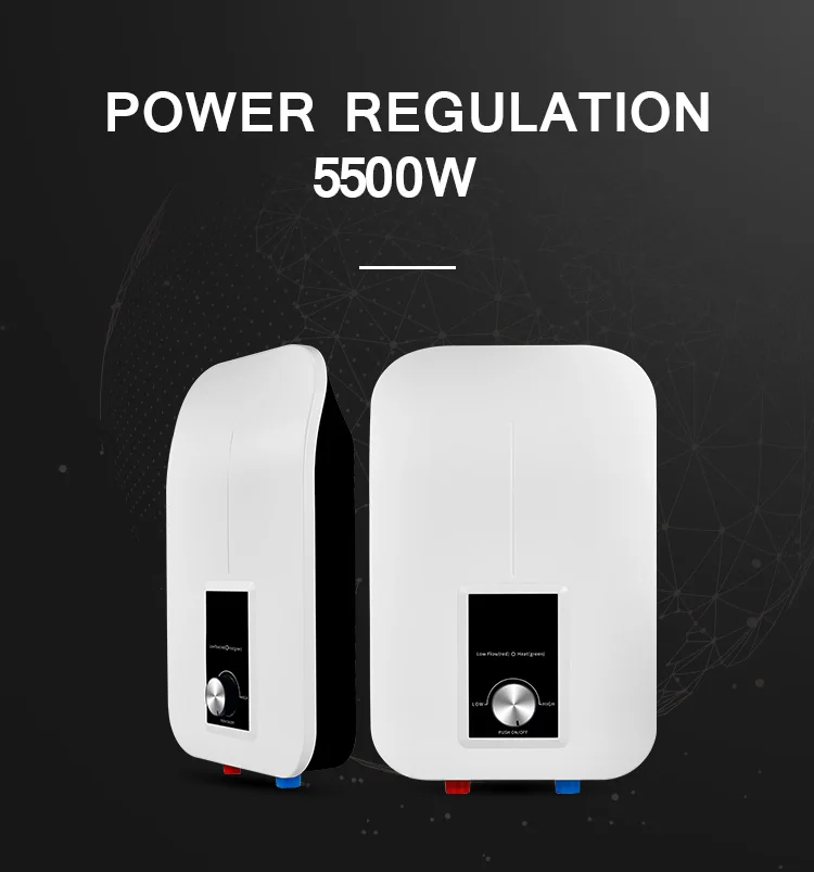 Home Bathroom Appliance Instant Electric Tankless Shower Hot Water