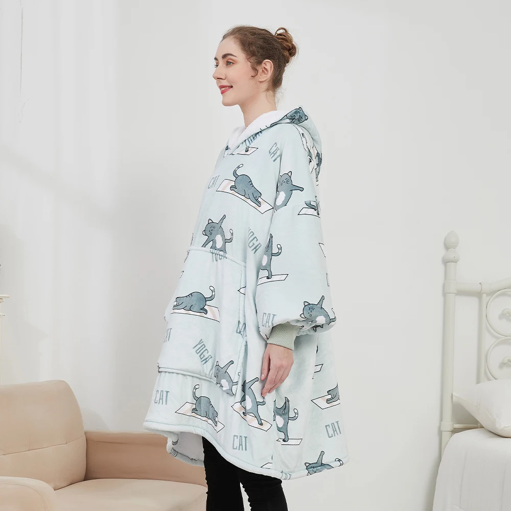 Оригинальная фабричная толстовка с капюшоном принтом фланелевая флисовая большого