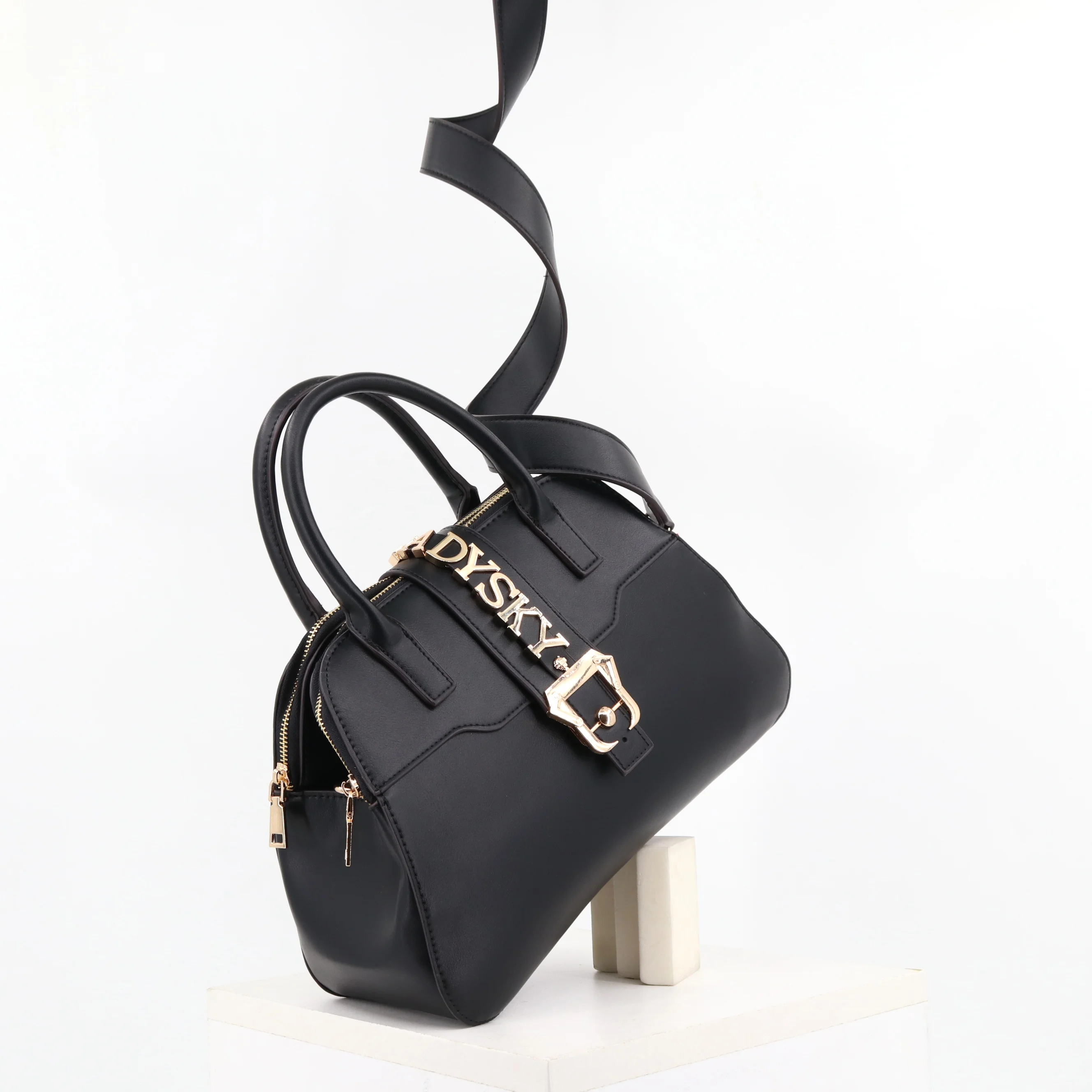 2025 Ladysky Ladies Bag Custom Metal Letter logo for Handbags with Low MOQ  Fashion Handbag for Women Single Shoulder Bag 33 cm