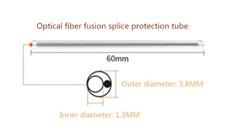 Fiber Optic Fusion Splice Protection Sleeve Fiber Optic Heat Shrink ...