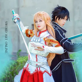 Yuuki Asuna Anime Wigs Online Anime Sword Art Online Kirito/Yuuki