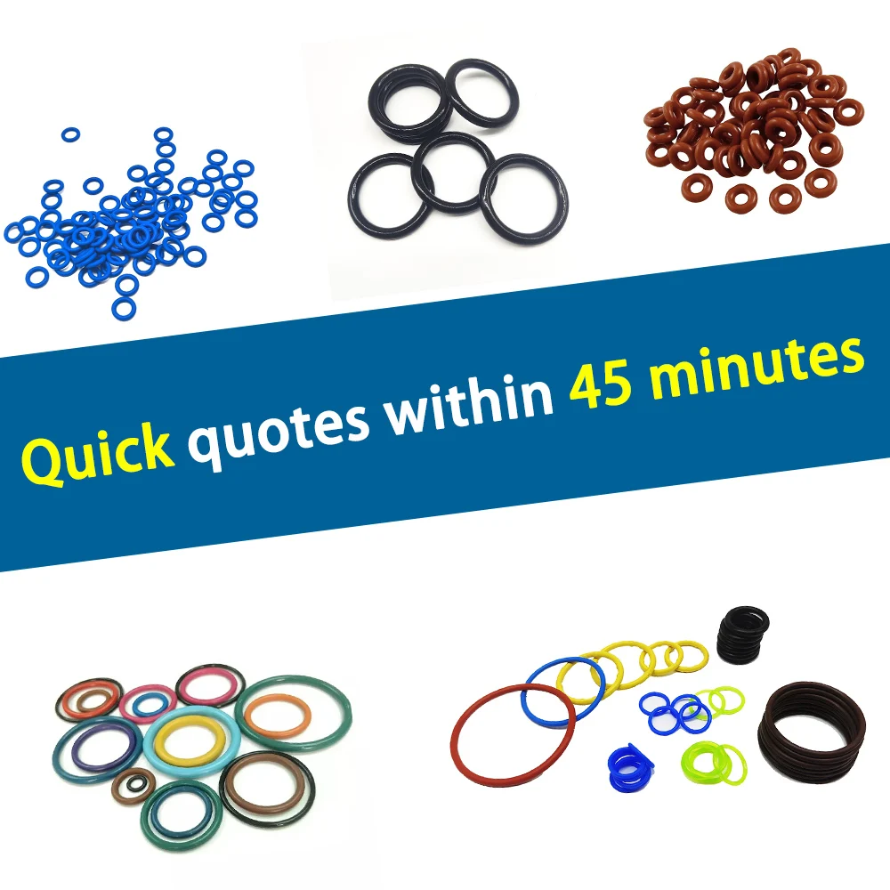 MAIHUA Fujian Rubber Custom Non-Standard FKM Buna-N NBR Buna FPM FFKM 70A Small O-Rings Aerospace Automotive Food-Grade