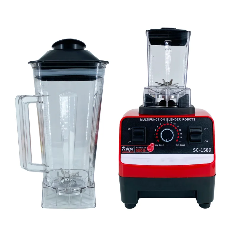 Heavy Duty Commercial 4500w Silver Crest Blender Sc-1589