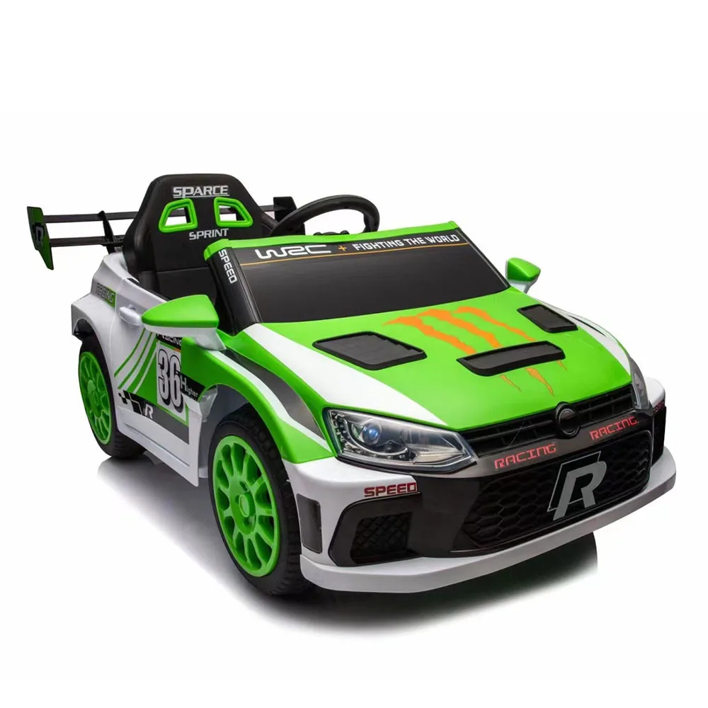 Children's Electric Baby Toy Car - Seats 1-4 Year Old Kids  Four-Wheell Remote Control Sports Car Design Remote Control Vehicle