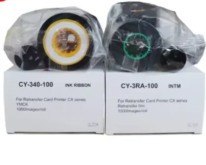YMCK Ink Ribbon & Retransfer Film Set for IST CX7000 Printer
