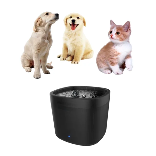 New Hot Sale Blue LED Indicator Electrical Automatic Smart Intelligent Novelty Popular PET Water Fountain for Dog Cat Drinking