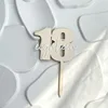 Base de madera + acrílico inglés 18